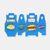 漫画スーパーヒーローストリップ00thバースデーパーティー フェイバーボックス (折り畳みなし)