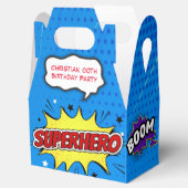 漫画スーパーヒーローストリップ00thバースデーパーティー フェイバーボックス (オープン)