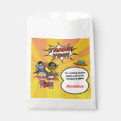 漫画スーパーヒーロー漫画少年のパーティーの好意バッグ フェイバーバッグ (正面)