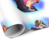 漫画ゾンビは女の子のように脳のギフトラップ ラッピングペーパー (ロールコーナー)