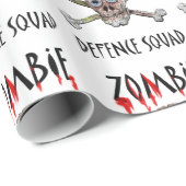 漫画ゾンビ防衛スクワッドスカルクロスボーンギフト ラッピングペーパー (ロールコーナー)