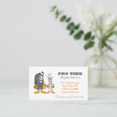 漫画タイヤデザイン自動修復サービス 名刺 (スタンド正面)