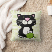 漫画タキシードキャット装飾用クッション クッション (ブランケット)