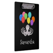 漫画タコのバルーンカラフルクリップボード クリップボード (右)