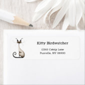 漫画タンシャメネコおもしろい差出人住所 ラベル (インサイチュ)