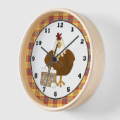 漫画チキンキッチンの壁時計 壁時計 (傾斜)