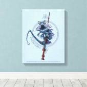 漫画チュパカブラ&エルダーウォンド キャンバスプリント (インサイチュ (ウッドフロア))