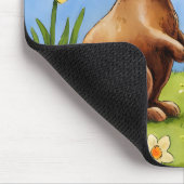 漫画チョコレートイースターバニー マウスパッド (コーナー)