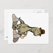 漫画ティラノサウルス恐竜探検家 ポストカード (正面/裏面)