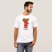 漫画テディベアPディディーファン Tシャツ (正面フル)