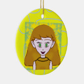 漫画デザイン セラミックオーナメント (右)