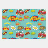 漫画デザイン ラッピングペーパーシート (正面3)