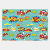 漫画デザイン ラッピングペーパーシート (正面2)