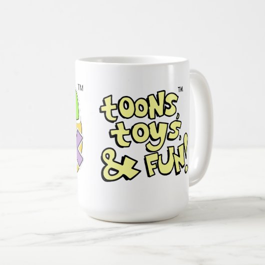 漫画デスク-漫画、おもちゃ、おもしろい-コーヒーマグ コーヒーマグカップ (正面右)