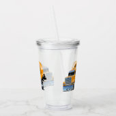 漫画トラック アクリルタンブラー (左)