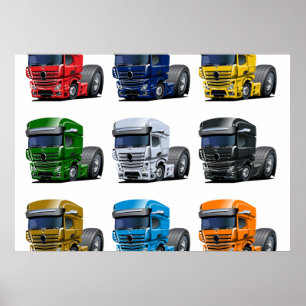 漫画トラック ポスター