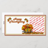 漫画トルコ観光客フォトフレーム シーズンカード (正面/裏面)