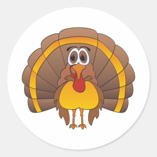 漫画トルコ ラウンドシール (正面)