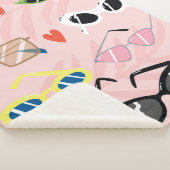 漫画トレンディーのサングラスおもしろいスタイル シェルパブランケット (3/4)