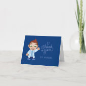 漫画ドクタークラシックブルーありがとう サンキューカード (正面)