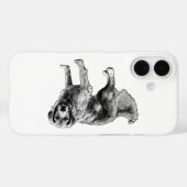 漫画ドッグケ不気味ース Case-Mate iPhoneケース (裏面 (横))