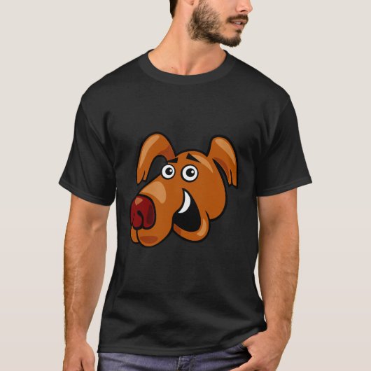 漫画ドッグ顔No Tシャツ (正面)