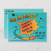 漫画ドット日付の保存 案内ポストカード (正面/裏面)