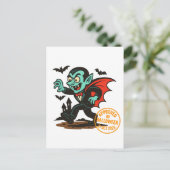 漫画ドラキュラヴァンパイア – ハロウィーン承認 シーズンポストカード (スタンド正面)