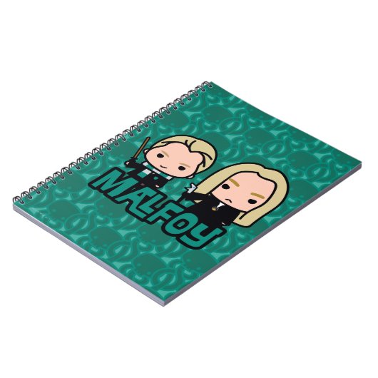 漫画ドラコとルチウスマルフォイキャラクターアート ノートブック (左側)