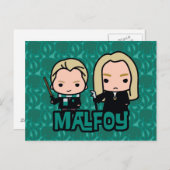 漫画ドラコとルチウスマルフォイキャラクターアート ポストカード (正面/裏面)