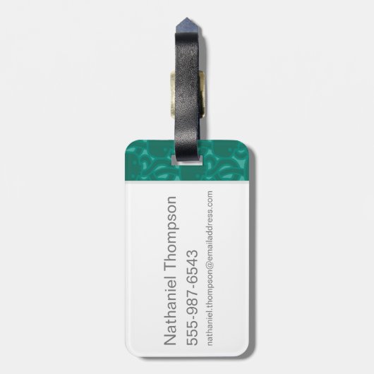 漫画ドラコとルチウスマルフォイキャラクターアート ラゲッジタグ (裏面縦)