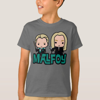 漫画ドラコとルチウスマルフォイキャラクターアート Tシャツ