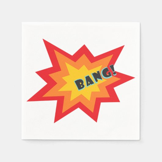 漫画ナプキンスforパーティー スタンダードカクテルナプキン (正面)