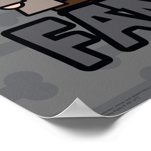 漫画ハグリッドとファンキャラクターアート ポスター (角)