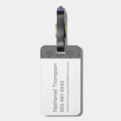 漫画ハグリッドとファンキャラクターアート ラゲッジタグ (裏面縦)