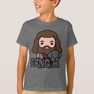 漫画ハグリッドとファンキャラクターアート Tシャツ