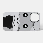 漫画ハムスターマフラーの喜び iPhoneケース (裏面横)