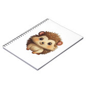 漫画ハリネズミイラストレーション ノートブック (左側)