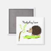 漫画ハリネズミ マグネット (正面/裏面)