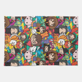 漫画ハリーポッターキャラクタートスパターン キッチンタオル (横)