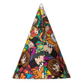 漫画ハリーポッターキャラクタートスパターン パーティーハット (裏面)