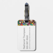 漫画ハリーポッターキャラクタートスパターン ラゲッジタグ (裏面縦)