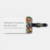 漫画ハリーポッターキャラクタートスパターン ラゲッジタグ (裏面横)