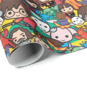 漫画ハリーポッターキャラクタートスパターン ラッピングペーパー (ロールコーナー)