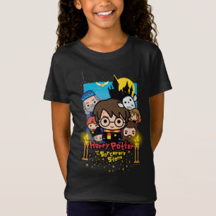 漫画ハリー・ポッターシリーズおよび魔術師の石 Tシャツ