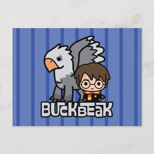 漫画ハリー・ポッターシリーズおよびBuckbeak ポストカード (正面)