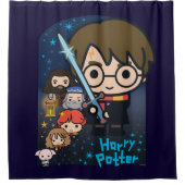 漫画ハリー・ポッター秘密の部屋グラフィック シャワーカーテン (正面)