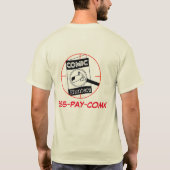 漫画ハンター迷彩柄 Tシャツ (裏面)