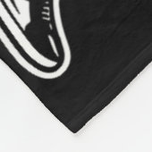 漫画バドミントン女性シャトルプレーヤー フリースブランケット (角)