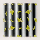 漫画バナナパッチ:レトロスタイル。 ジグソーパズル (横)